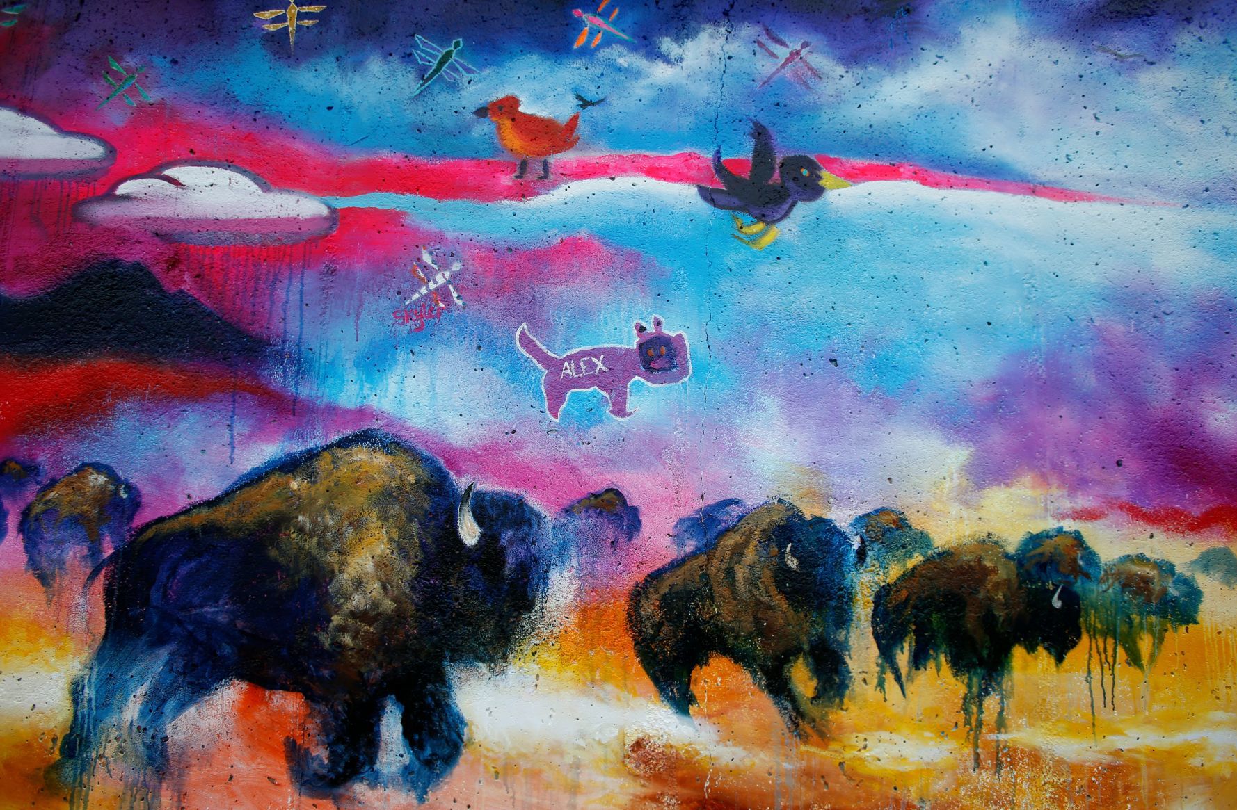 Dream Chasers of Montana mural